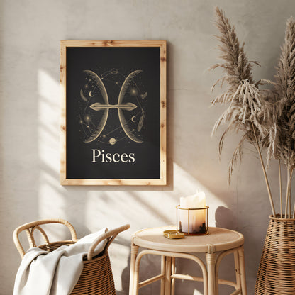Pisces Bold Wall Art