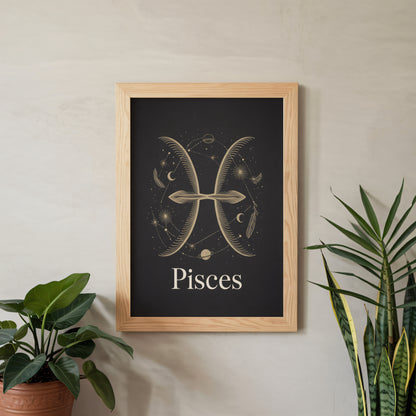 Pisces Bold Wall Art