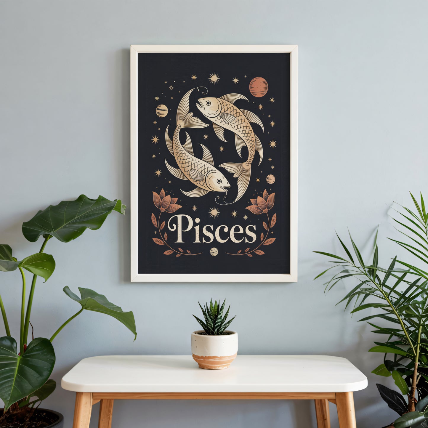 Pisces Subtle Wall Art