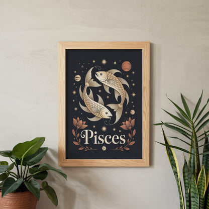Pisces Subtle Wall Art