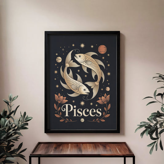 Pisces Subtle Wall Art