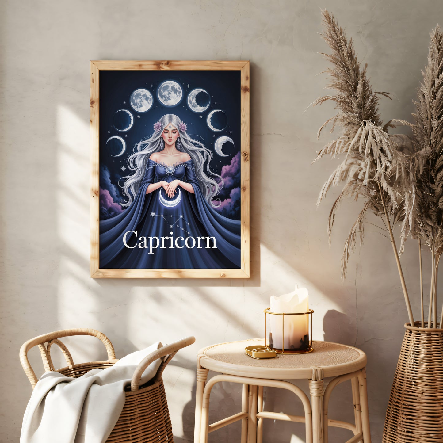 Capricorn Vivid Wall Art