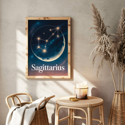 Sagittarius Celestial Wall Art