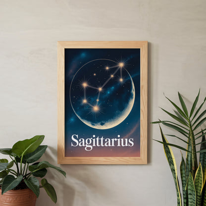 Sagittarius Celestial Wall Art