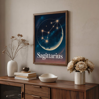 Sagittarius Celestial Wall Art