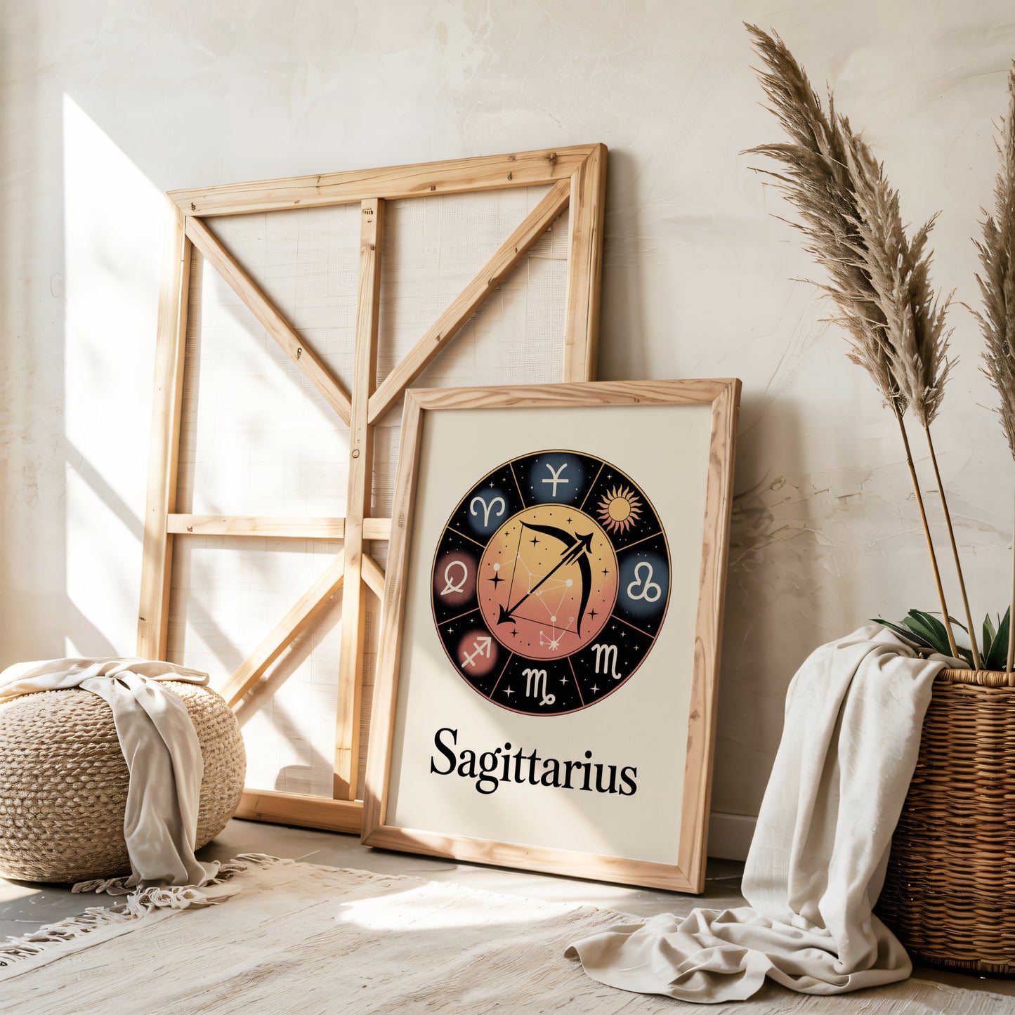 Sagittarius Circular Wall Art