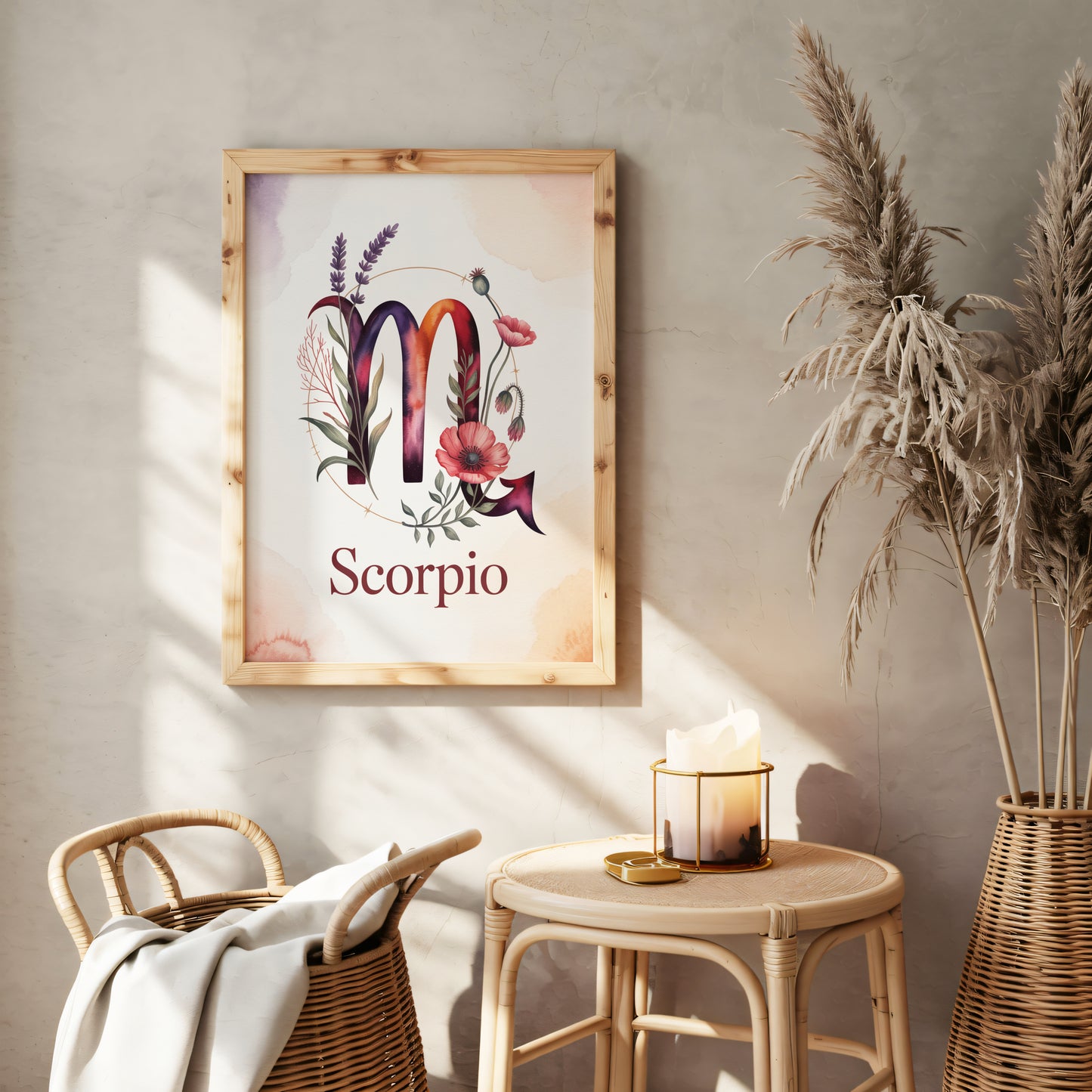 Scorpio Delicate Wall Art