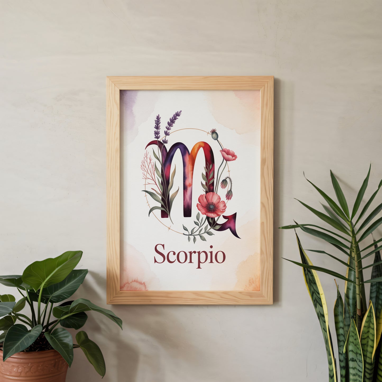 Scorpio Delicate Wall Art
