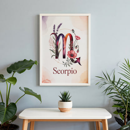 Scorpio Delicate Wall Art