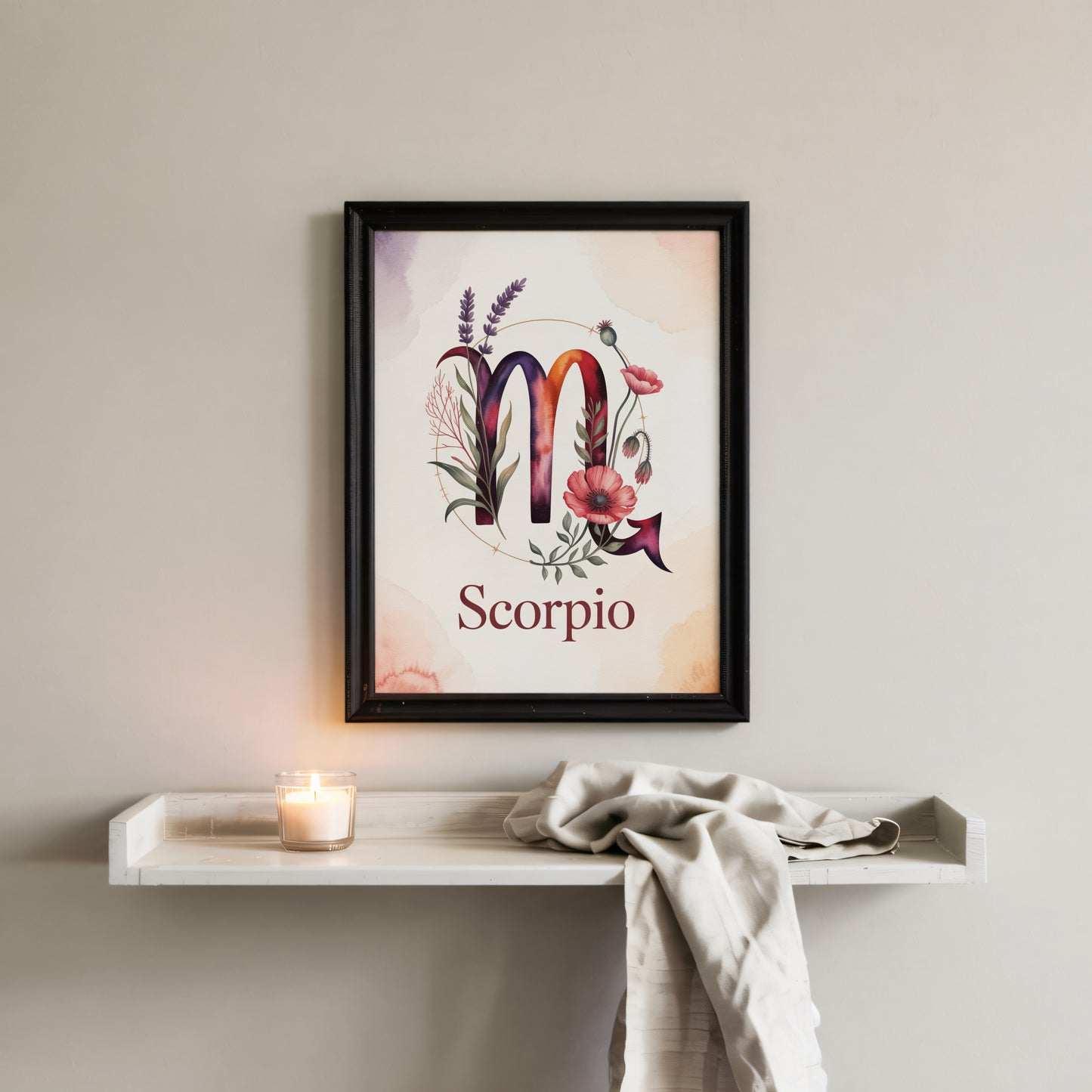 Scorpio Delicate Wall Art
