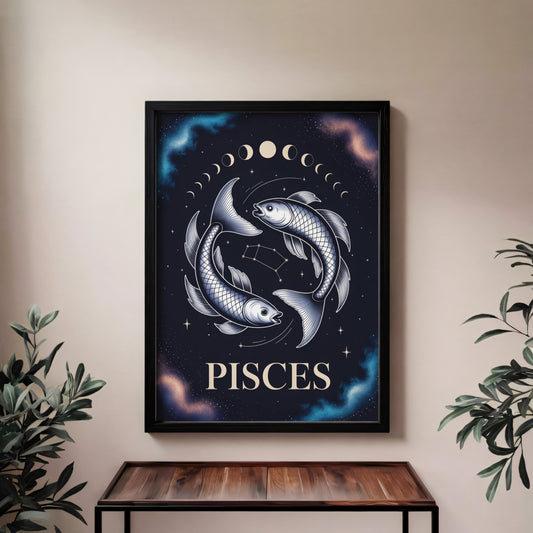 Pisces Detailed Wall Art
