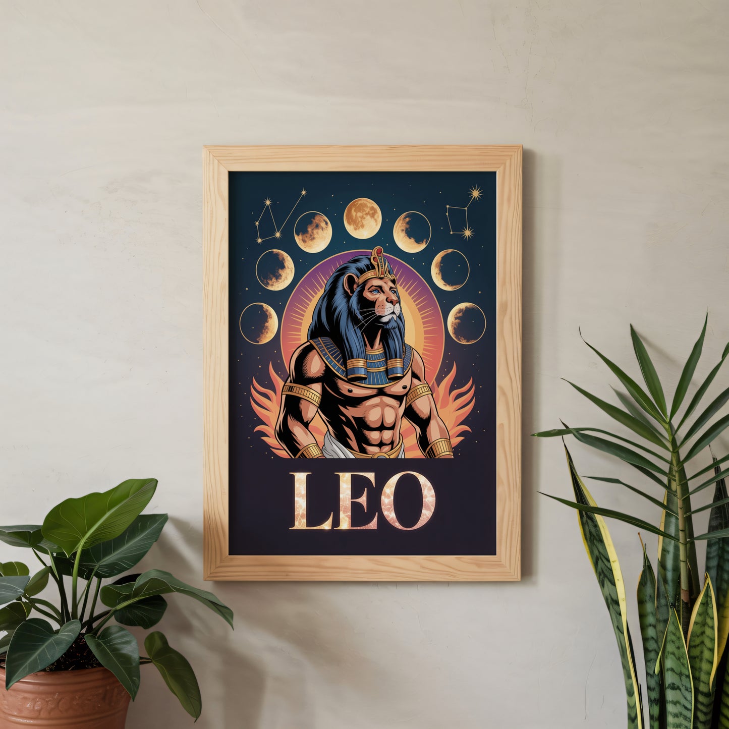 Leo Mystical Wall Art
