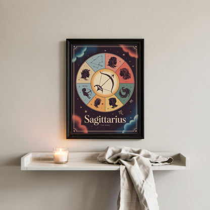 Sagittarius Colour Wall Art