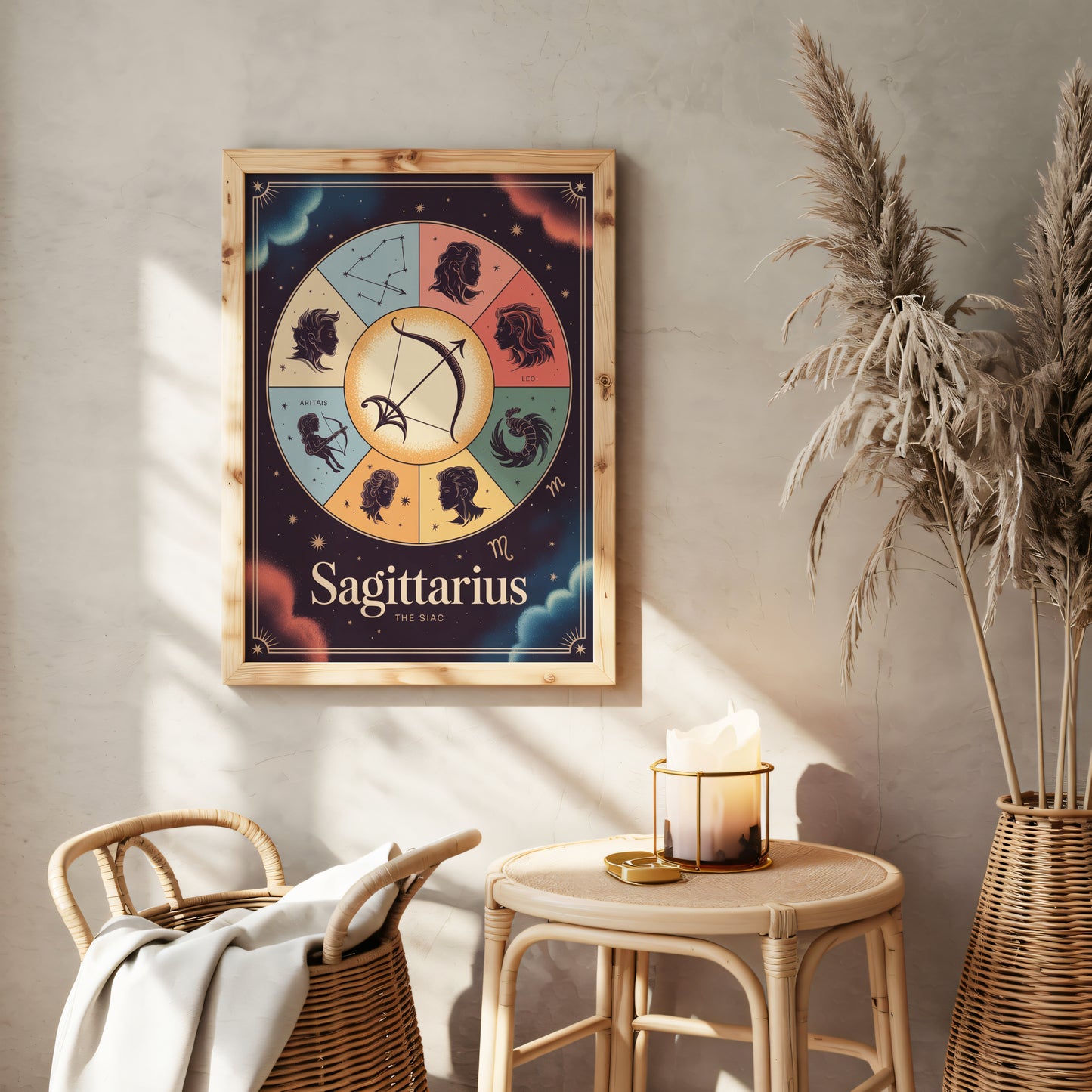 Sagittarius Colour Wall Art