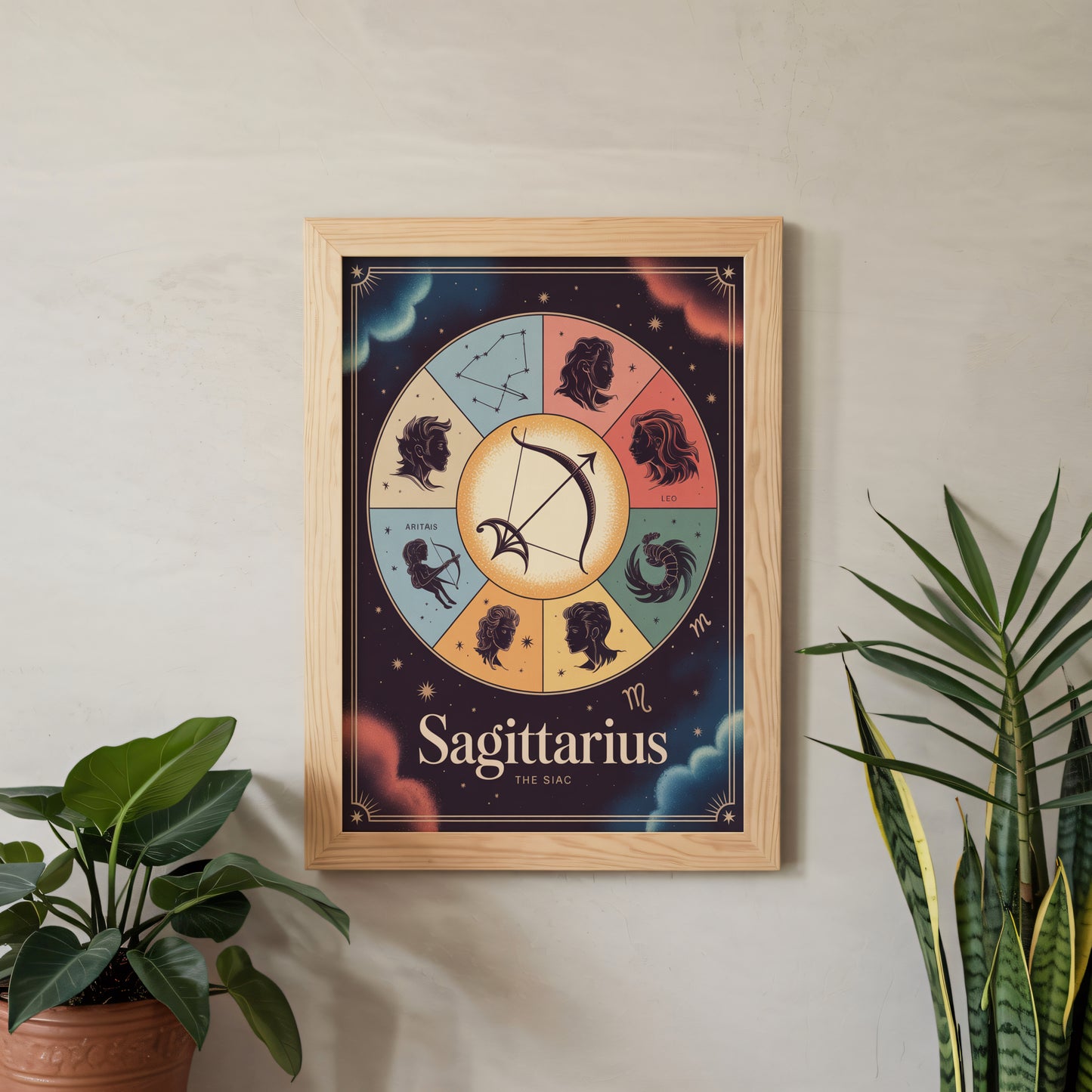 Sagittarius Colour Wall Art