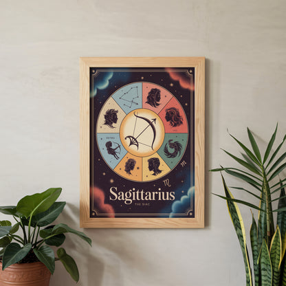 Sagittarius Colour Wall Art