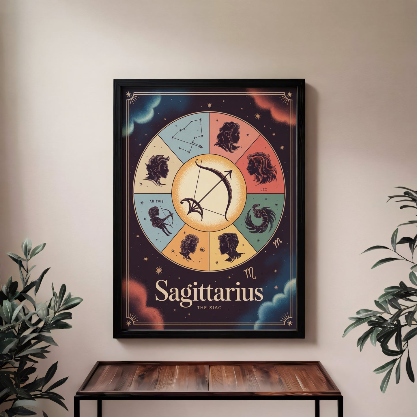 Sagittarius Colour Wall Art