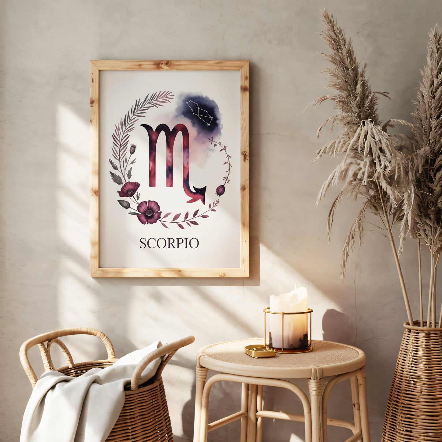 Scorpio Intricate Wall Art