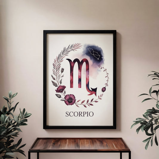 Scorpio Intricate Wall Art