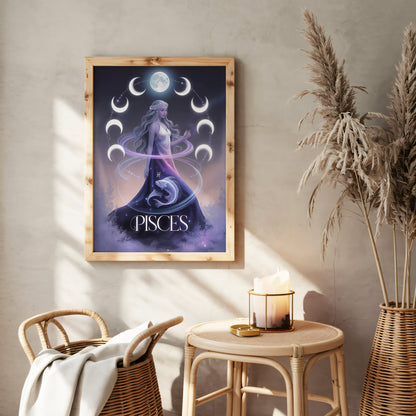 Pisces Digital Wall Art