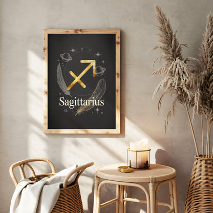 Sagittarius Bold Wall Art