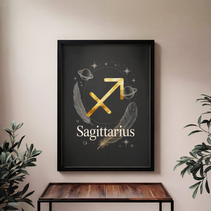 Sagittarius Bold Wall Art