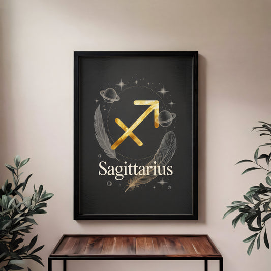 Sagittarius Bold Wall Art