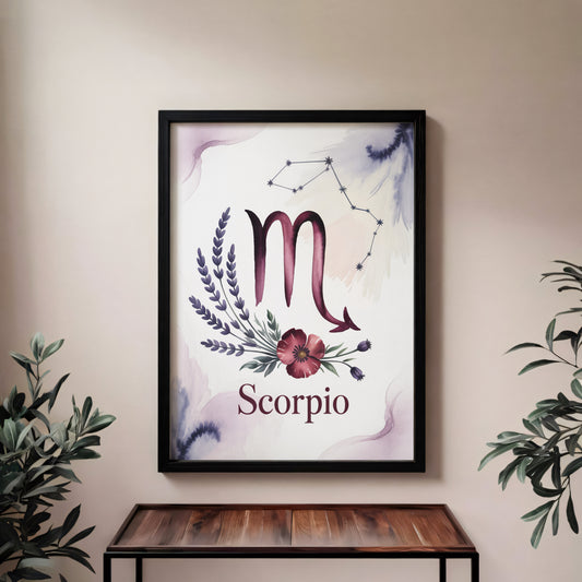 Scorpio Earth Wall Art