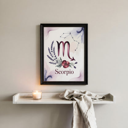 Scorpio Earth Wall Art