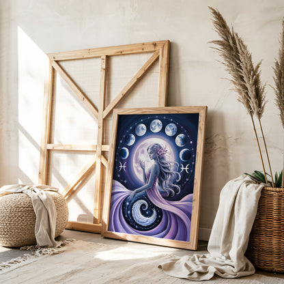 Pisces Vivid Wall Art