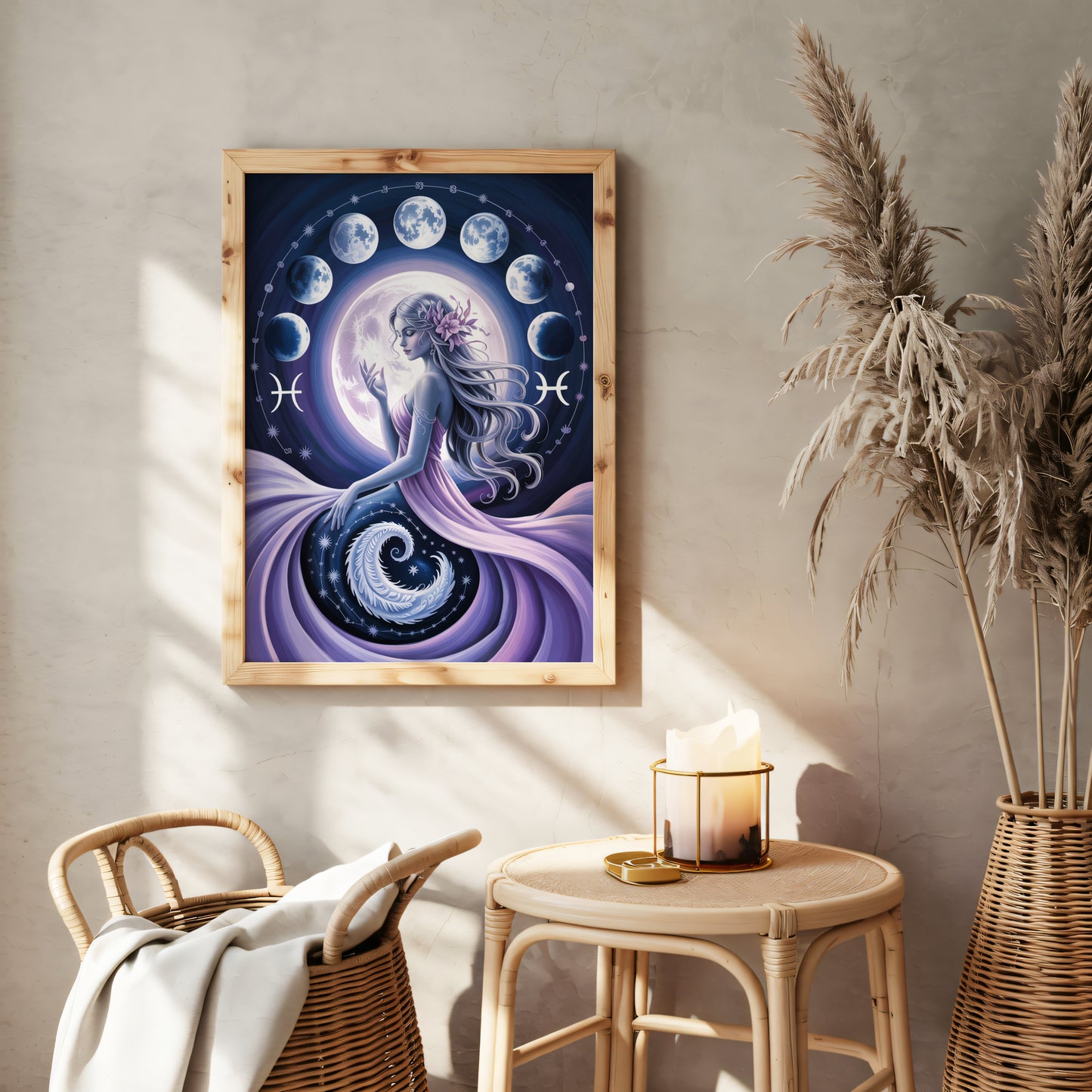 Pisces Vivid Wall Art
