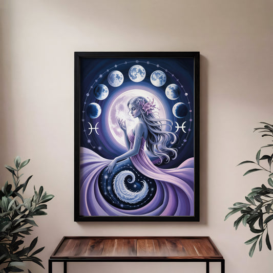 Pisces Vivid Wall Art