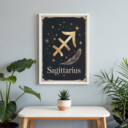Sagittarius Subtle Wall Art