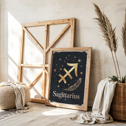 Sagittarius Subtle Wall Art