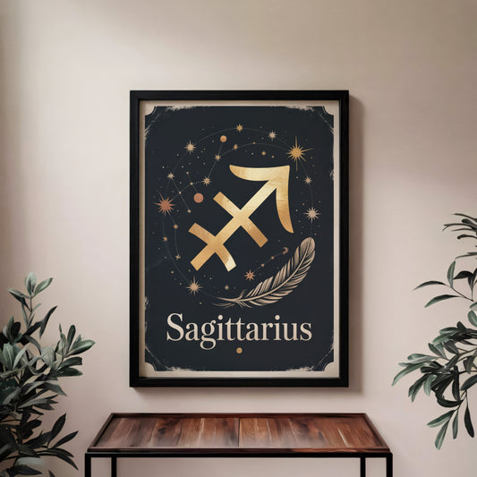 Sagittarius Subtle Wall Art