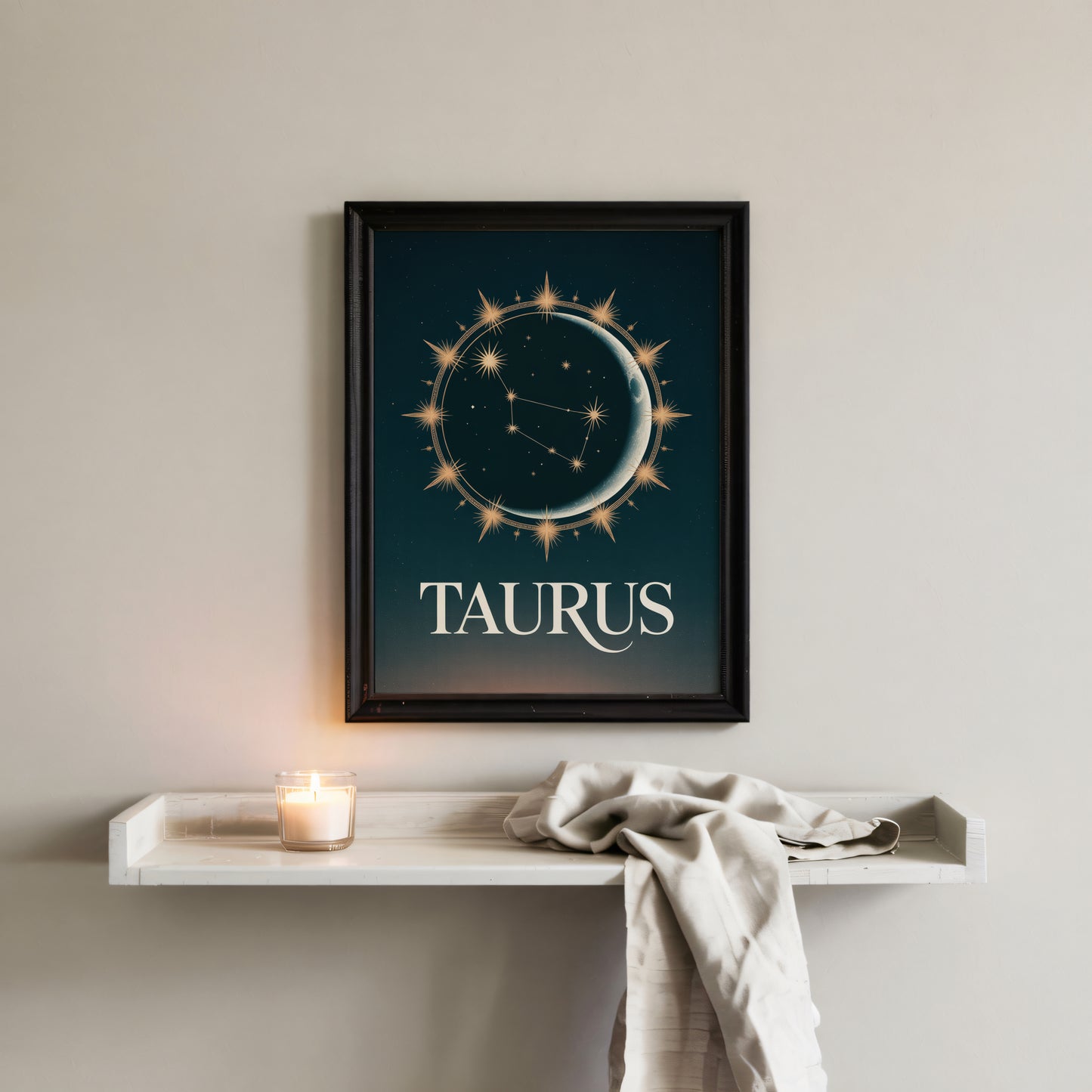 Taurus Celestial Fire Wall Art