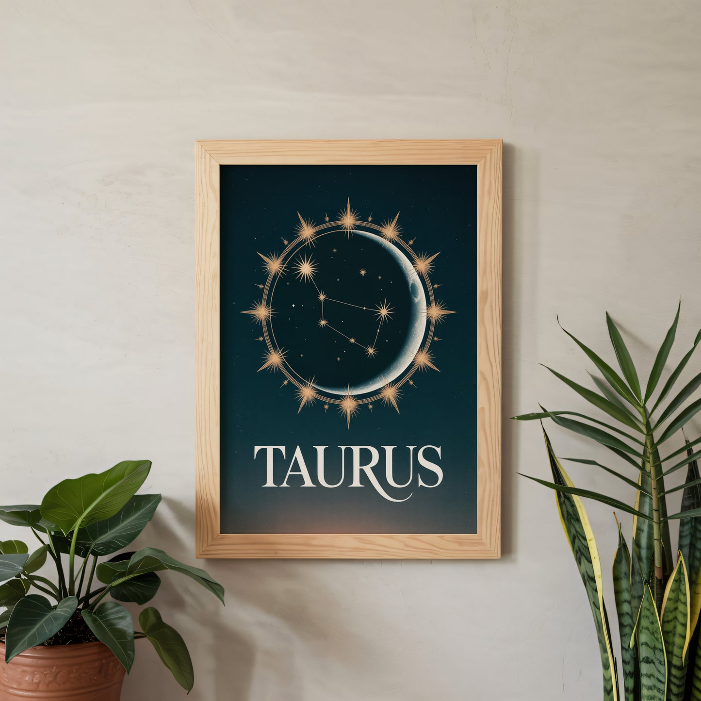 Taurus Celestial Fire Wall Art