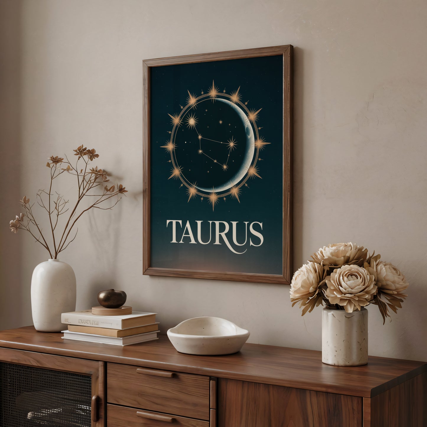 Taurus Celestial Fire Wall Art