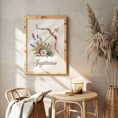 Sagittarius Delicate Wall Art