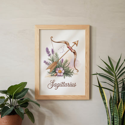 Sagittarius Delicate Wall Art
