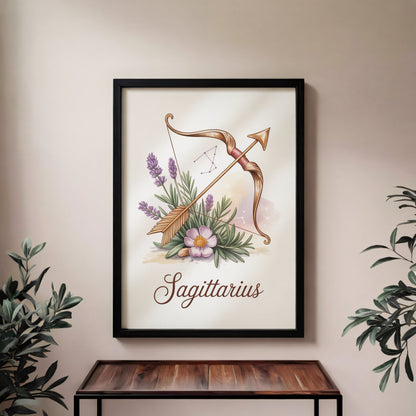 Sagittarius Delicate Wall Art