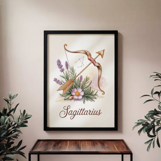 Sagittarius Delicate Wall Art
