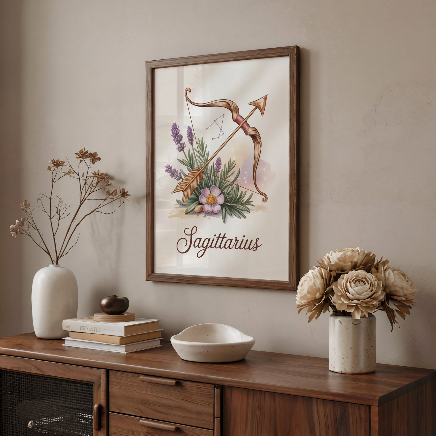 Sagittarius Delicate Wall Art