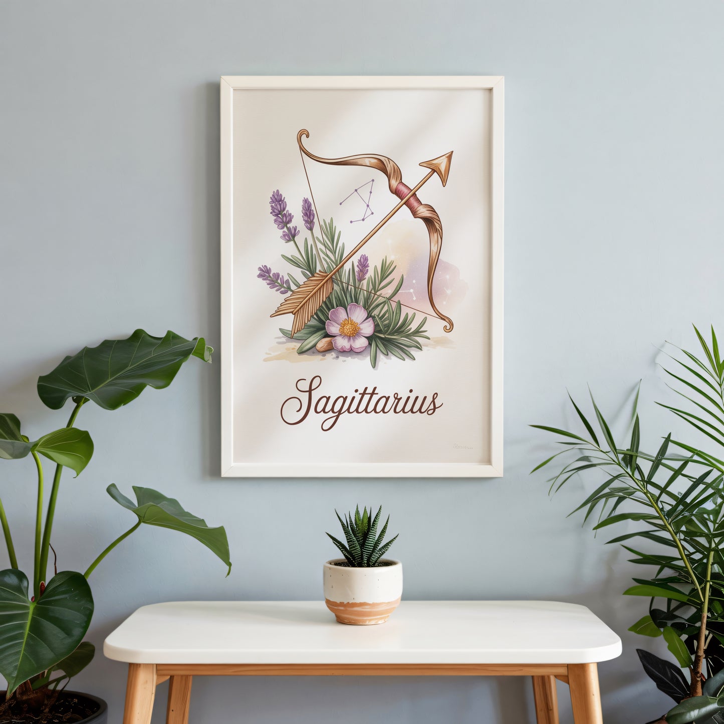 Sagittarius Delicate Wall Art