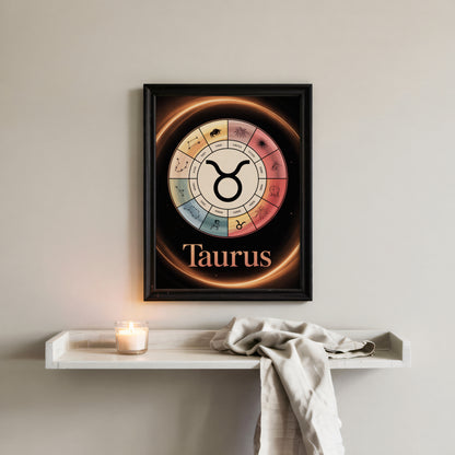 Taurus Circular Wall Art