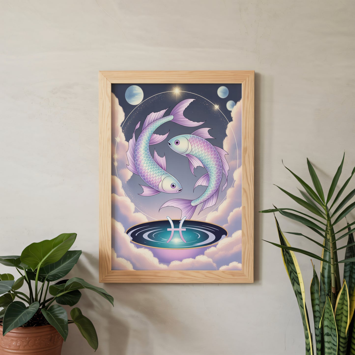 Pisces Vibrant Wall Art