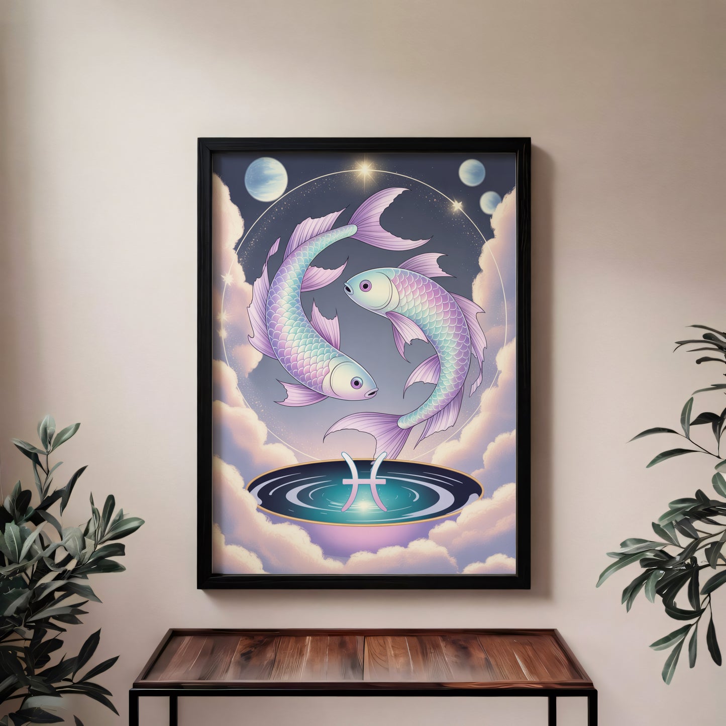 Pisces Vibrant Wall Art