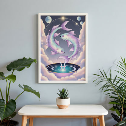 Pisces Vibrant Wall Art