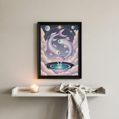 Pisces Vibrant Wall Art