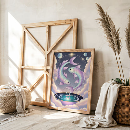 Pisces Vibrant Wall Art